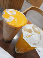 Coco Fresh Tea Juice inside