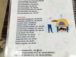 Walden Dhaba menu