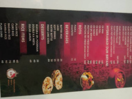 Mayura menu