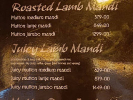 Gismat Jail Mandi menu