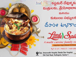 Little Spice A Multi Cuisine Family A/c menu