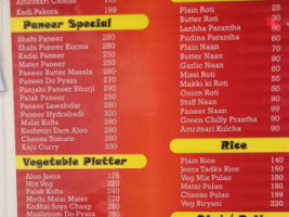 Mitran Da Dhaba menu