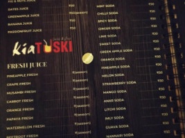 Kiatuski Juice And Cafe menu