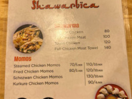 Jc Shawarbica Areekode menu