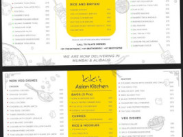 Kiki's Restobar, Alibaug menu