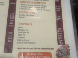 Mar's Romansiah Mandi House menu