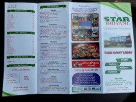 Ambur Star Briyani Since 1890 menu