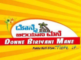 Donne Biryani Mane menu