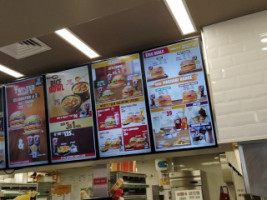 Burger King menu