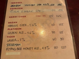 Malt menu