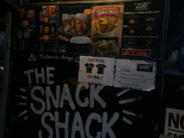 Snack Shack menu