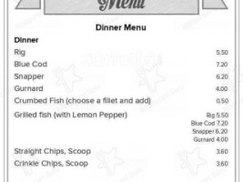 Codfathers Takeaways menu