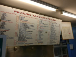 Phoenix Takeaways menu