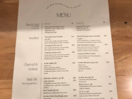 So Bao menu