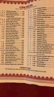 The Lodge menu