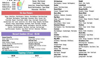 Pataka Mannar's menu