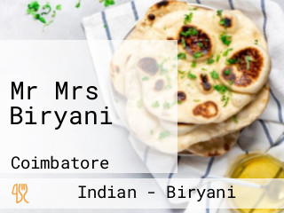 Mr Mrs Biryani