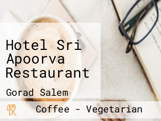 Hotel Sri Apoorva Restaurant