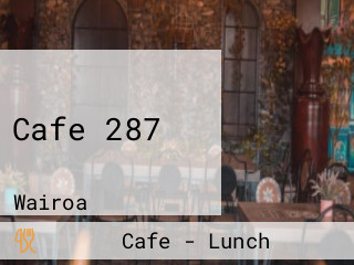 Cafe 287