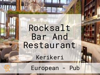 Rocksalt Bar And Restaurant