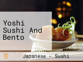 Yoshi Sushi And Bento