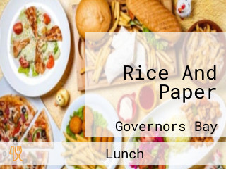 Rice And Paper