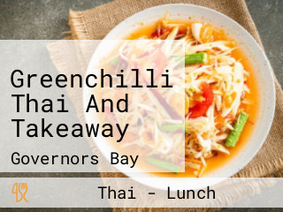 Greenchilli Thai And Takeaway