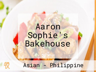 Aaron Sophie's Bakehouse