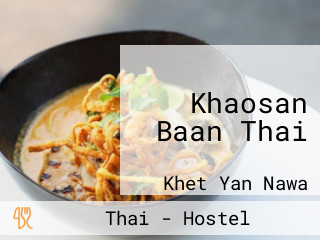 Khaosan Baan Thai