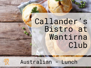 Callander’s Bistro at Wantirna Club