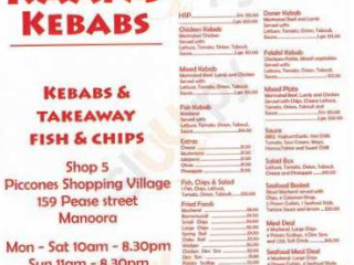 Kaan's Kebabs -fish Chips