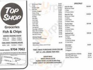 Top Shop Milk Fish Chips