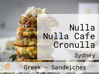 Nulla Nulla Cafe Cronulla