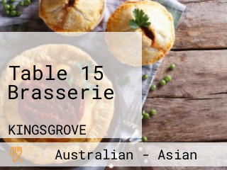 Table 15 Brasserie
