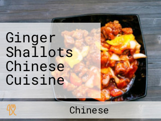 Ginger Shallots Chinese Cuisine