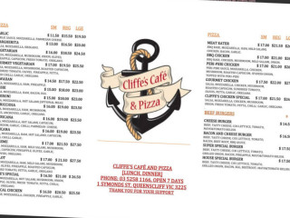 Cliffe's Cafe Pizza