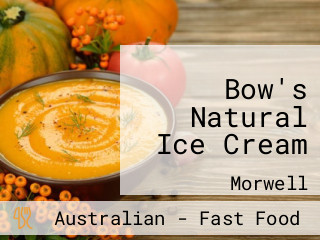 Bow's Natural Ice Cream