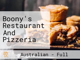 Boony's Restaurant And Pizzeria