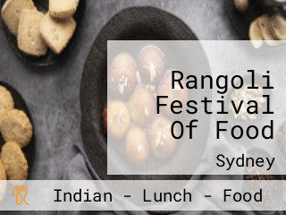 Rangoli Festival Of Food