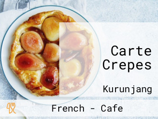 Carte Crepes