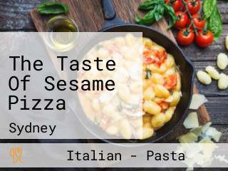 The Taste Of Sesame Pizza