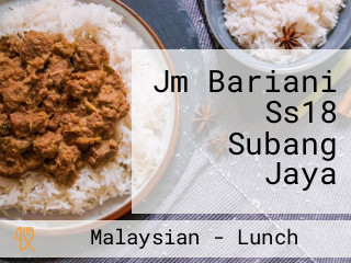 Jm Bariani Ss18 Subang Jaya