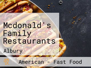 Mcdonald's Family Restaurants