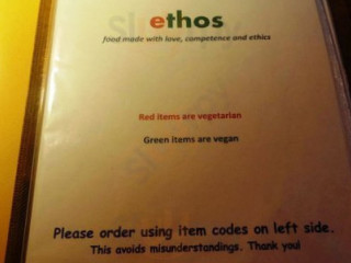 Ethos Vegetarian And Vegan
