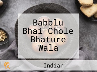 Babblu Bhai Chole Bhature Wala