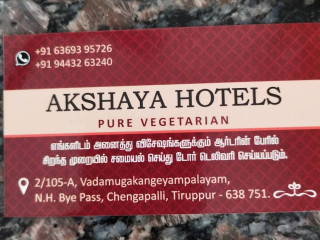 Akshaya Hotels Veg Non Veg