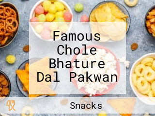 Famous Chole Bhature Dal Pakwan