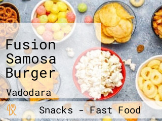 Fusion Samosa Burger
