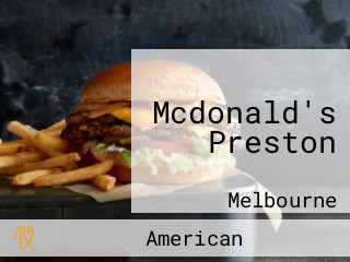Mcdonald's Preston