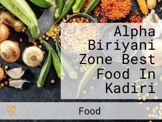 Alpha Biriyani Zone Best Food In Kadiri